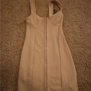 Forever 21 Nude bodycon dress